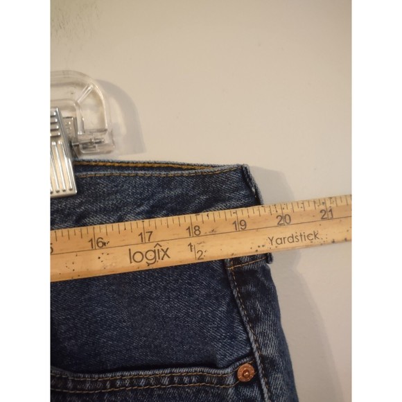 Levi's 505 Straight Leg Denim Jeans Mens Size 40x34 Measures 40x32.5 - Picture 5 of 7